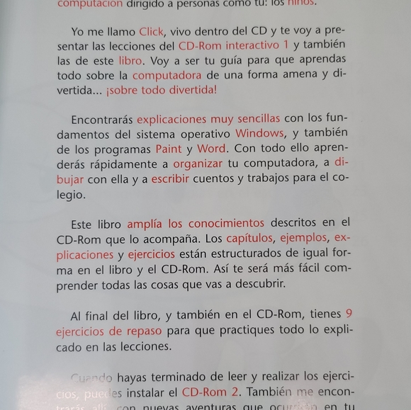 Computer learning books for kids. Computacion para niños - Picture 4 of 6